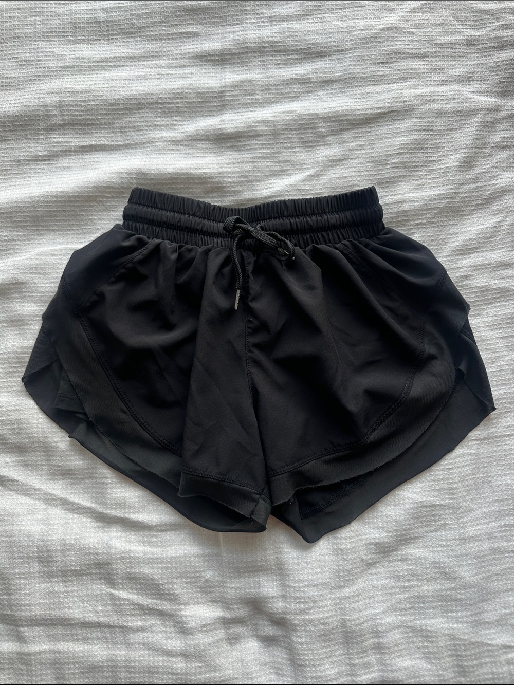 HALARA Black Layered Athletic Shorts